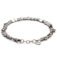 Bracciale Antracite Silver in Argento S01 DEDALO - S01 DEDALO